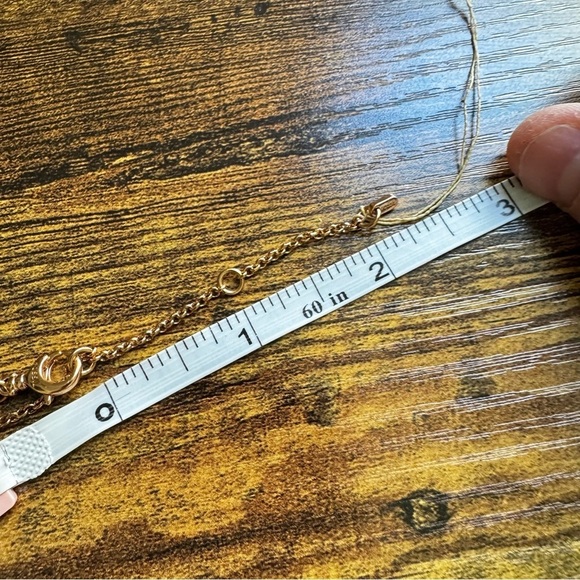 NWT Fossil Rose Gold Tone Gray Faceted Pendant 23” Necklace - Picture 8 of 10